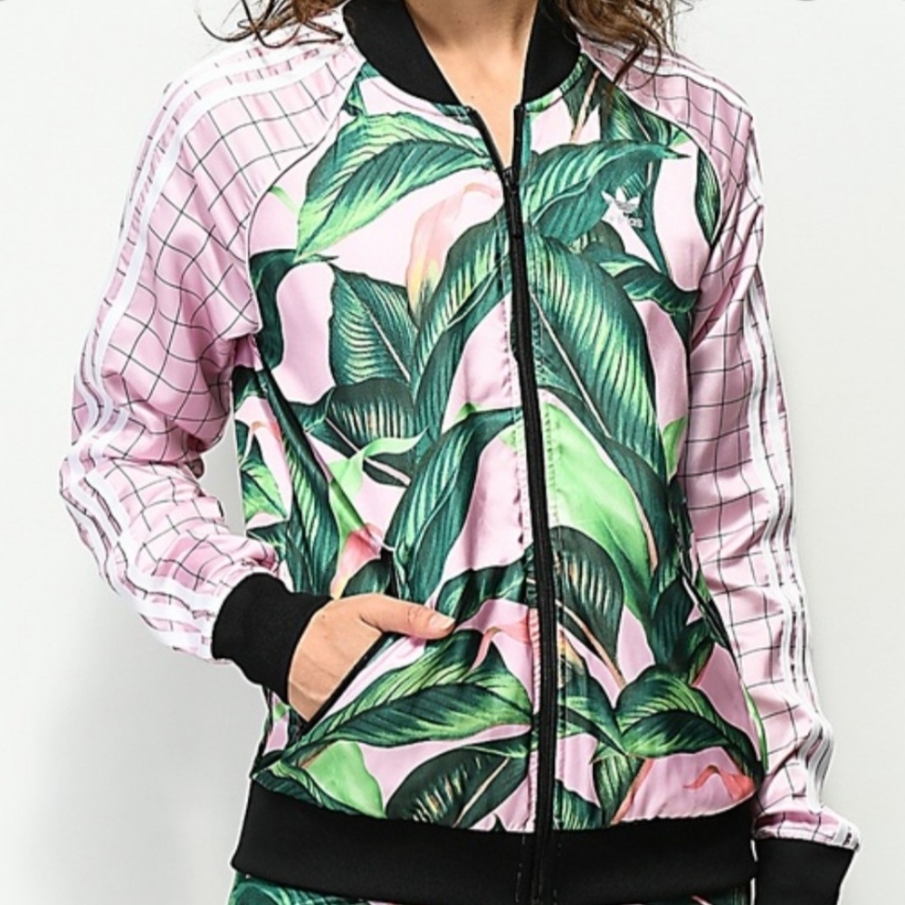 Adidas Tropical Palm Leaf Jacket